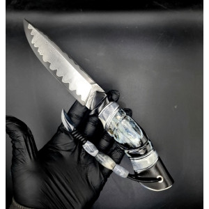 ЯСТРУБ ніж ручної роботи майстра Павла Гончаренка, сталь - cpm121rex™, 68 HRC. Photo 2